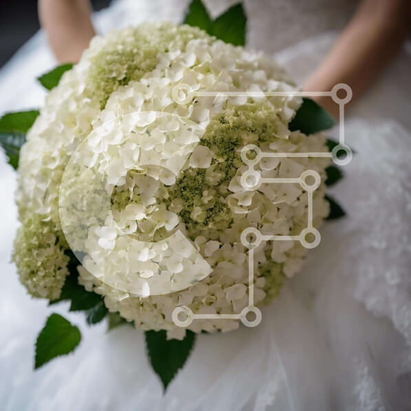 Σετ των 2 Intra Συλλεκτικό Ξύλινο Παζλ Plywood  4mm - Νύφη με λευκό λουλούδι μπουκέτο Σε Ξύλινο Κουτί - Διαστάσεις: 10x10 cm – 25 κομμάτια