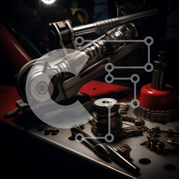 Intra Συλλεκτικό Ξύλινο Παζλ Plywood  4mm - Τραπέζι Μηχανικού με Εργαλεία και Λαμπτήρες Σε Ξύλινο Κουτί - Διαστάσεις Puzzle: 10x10 cm – 25 κομμάτια