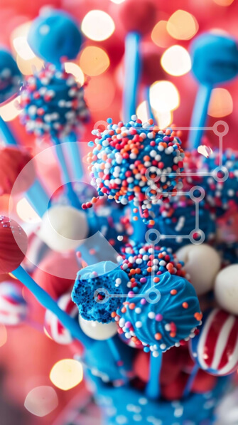 Intra Συλλεκτικό Ξύλινο Παζλ Plywood  4mm - Πολύχρωμο εορταστικό κέικ που σκάει και καραμέλες Σε Ξύλινο Κουτί - Διαστάσεις: 10x10 cm – 25 κομμάτια