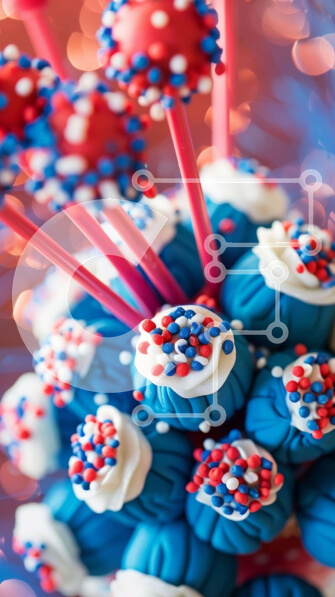 Intra Συλλεκτικό Ξύλινο Παζλ Plywood  4mm - Μπουκέτο Cake Pops Σε Ξύλινο Κουτί - Διαστάσεις: 10x10 cm – 25 κομμάτια