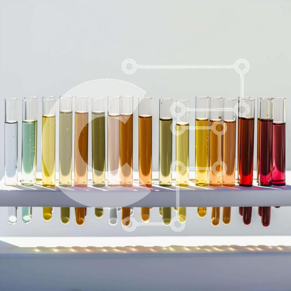 Intra Συλλεκτικό Ξύλινο Παζλ Plywood  4mm - Πολύχρωμοι δοκιμαστικοί σωλήνες για επιστημονικά πειράματα Σε Ξύλινο Κουτί - Διαστάσεις Puzzle: 10x10 cm – 25 κομμάτια