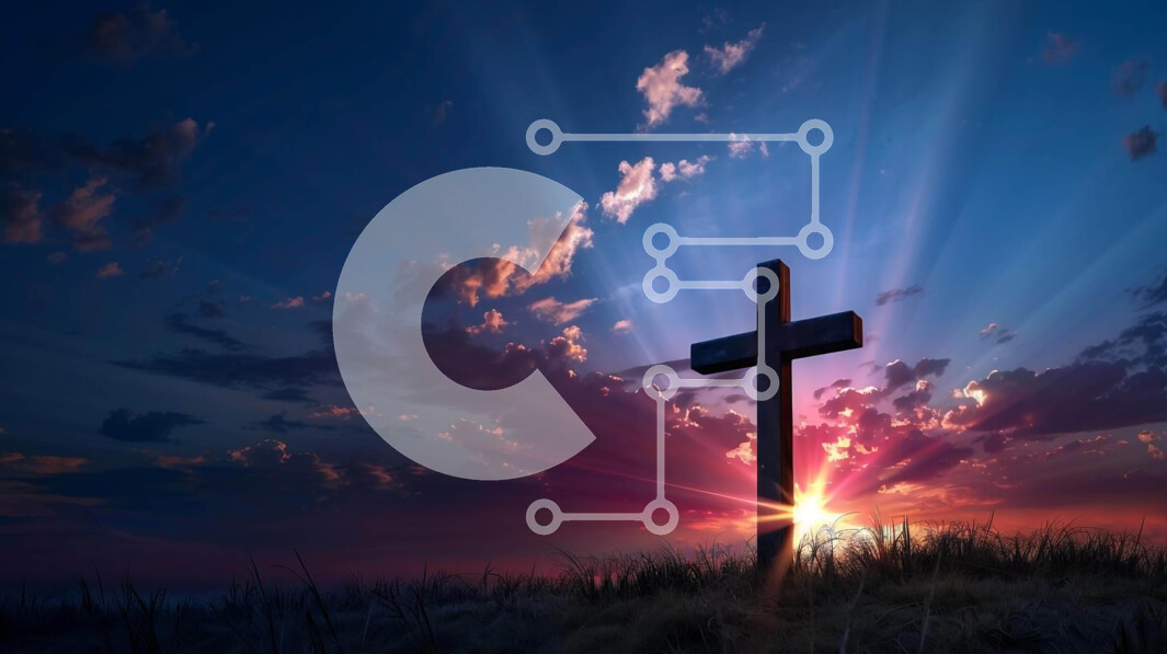 Intra Συλλεκτικό Ξύλινο Παζλ Plywood  4mm - Σταυρός στο ηλιοβασίλεμα Σε Ξύλινο Κουτί - Διαστάσεις Puzzle: 10x10 cm – 25 κομμάτια