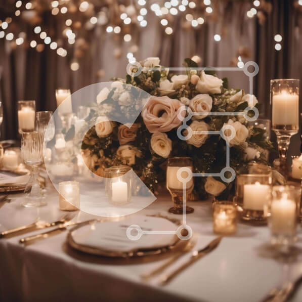 Σετ των 2 Intra Συλλεκτικό Ξύλινο Παζλ Plywood  4mm - Κομψή ρύθμιση τραπεζαρίας Σε Ξύλινο Κουτί - Διαστάσεις: 10x10 cm – 25 κομμάτια