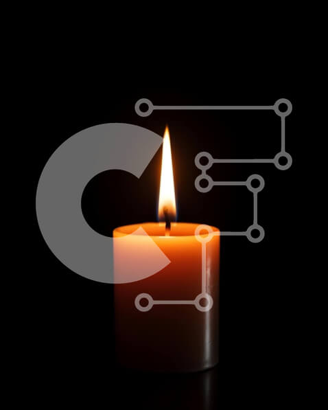 Intra Συλλεκτικό Ξύλινο Παζλ Plywood  4mm - Μονό αναμμένο κερί στο σκοτάδι Σε Ξύλινο Κουτί - Διαστάσεις Puzzle: 10x10 cm – 25 κομμάτια