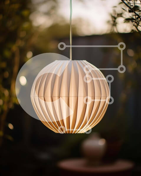 Intra Συλλεκτικό Ξύλινο Παζλ Plywood  4mm - Φωτιστικό Λευκής Βίβλου σε εξωτερικό χώρο Σε Ξύλινο Κουτί - Διαστάσεις Puzzle: 10x10 cm – 25 κομμάτια