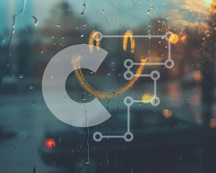 Intra Συλλεκτικό Ξύλινο Παζλ Plywood  4mm - Smiley Face σε Rainy Window Glass Σε Ξύλινο Κουτί - Διαστάσεις Puzzle: 10x10 cm – 25 κομμάτια