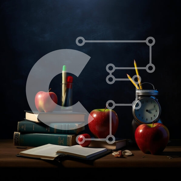 Intra Συλλεκτικό Ξύλινο Παζλ Plywood  4mm - Περιβάλλον Μελέτης με Εκπαιδευτικά Στοιχεία Σε Ξύλινο Κουτί - Διαστάσεις Puzzle: 10x10 cm – 25 κομμάτια