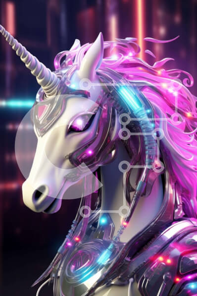 Σετ των 2 Intra Συλλεκτικό Ξύλινο Παζλ Plywood  4mm - Μαγευτικός Λευκός Μονόκερος Σε Ξύλινο Κουτί - Διαστάσεις: 10x10 cm – 25 κομμάτια