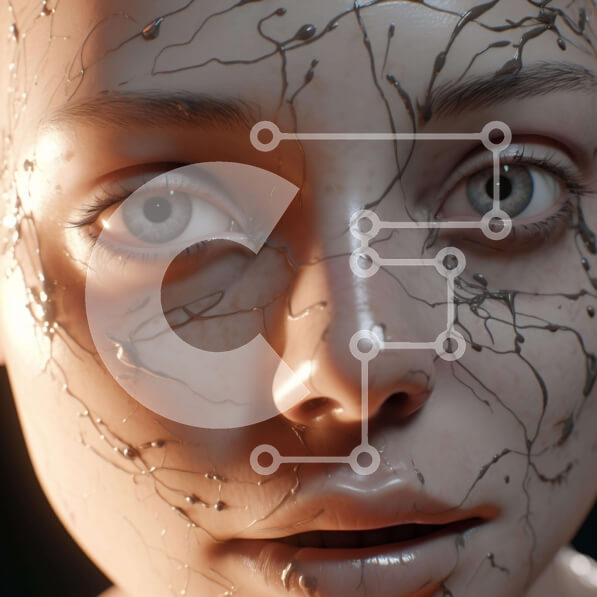 Σετ των 2 Intra Συλλεκτικό Ξύλινο Παζλ Plywood  4mm - Ψηφιακό τρισδιάστατο μοντέλο ελκυστικής γυναίκας Σε Ξύλινο Κουτί - Διαστάσεις: 10x10 cm – 25 κομμάτια