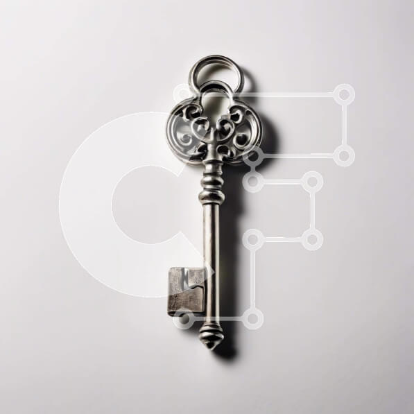 Intra Συλλεκτικό Ξύλινο Παζλ Plywood  4mm - Ασημένιο κλειδί - Μινιμαλιστικό και κομψό Σε Ξύλινο Κουτί - Διαστάσεις: 10x10 cm – 25 κομμάτια