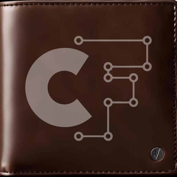 Intra Συλλεκτικό Ξύλινο Παζλ Plywood  4mm - Καφέ δερμάτινο πορτοφόλι για πιστωτικές κάρτες και μετρητά Σε Ξύλινο Κουτί - Διαστάσεις: 10x10 cm – 25 κομμάτια