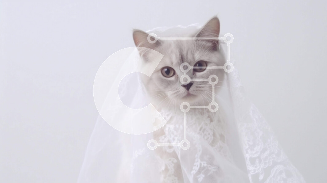 Σετ των 2 Intra Συλλεκτικό Ξύλινο Παζλ Plywood  4mm - Περίεργη γκρίζα γάτα καλυμμένη με λευκό ύφασμα Σε Ξύλινο Κουτί - Διαστάσεις: 10x10 cm – 25 κομμάτια