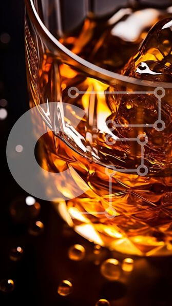 Intra Συλλεκτικό Ξύλινο Παζλ Plywood  4mm - Ποτήρι φρεσκοχυμένο ουίσκι Σε Ξύλινο Κουτί - Διαστάσεις: 10x10 cm – 25 κομμάτια