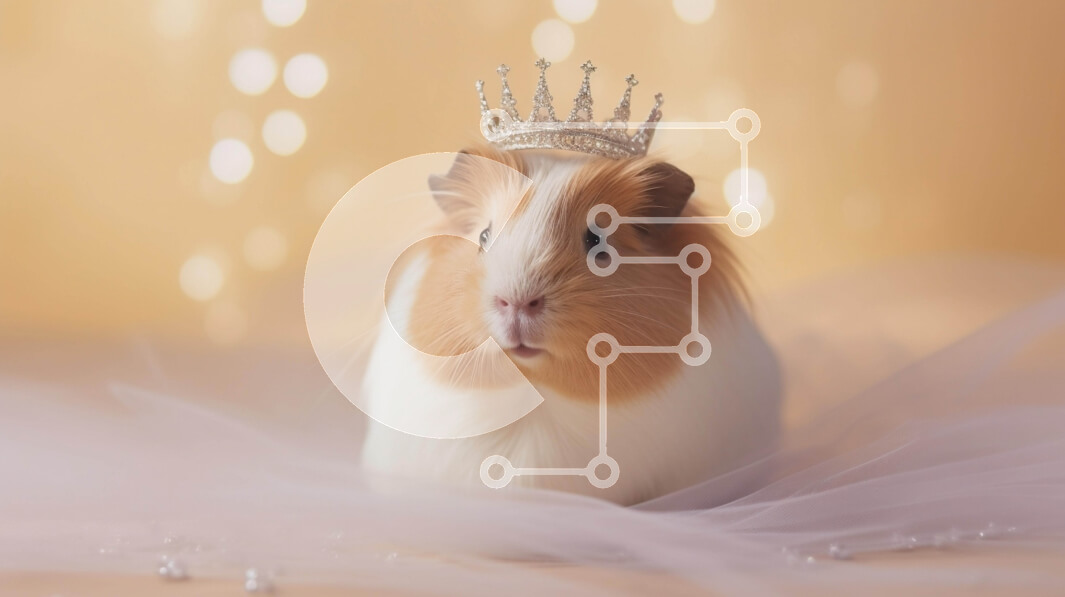 Intra Συλλεκτικό Ξύλινο Παζλ Plywood  4mm - Αξιολάτρευτο ινδικό χοιρίδιο με στέμμα Σε Ξύλινο Κουτί - Διαστάσεις: 10x10 cm – 25 κομμάτια