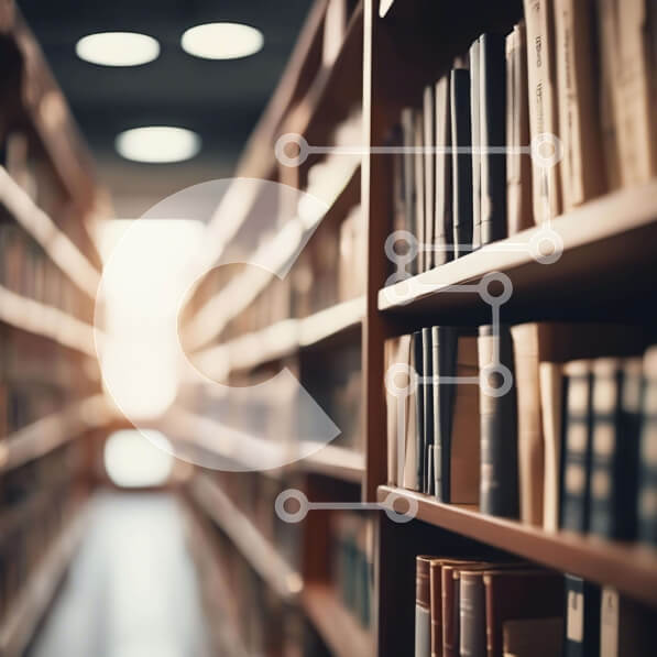 Intra Συλλεκτικό Ξύλινο Παζλ Plywood  4mm - Βιβλιοθήκη με σειρές από ράφια και ανοιχτούς χώρους Σε Ξύλινο Κουτί - Διαστάσεις Puzzle: 10x10 cm – 25 κομμάτια