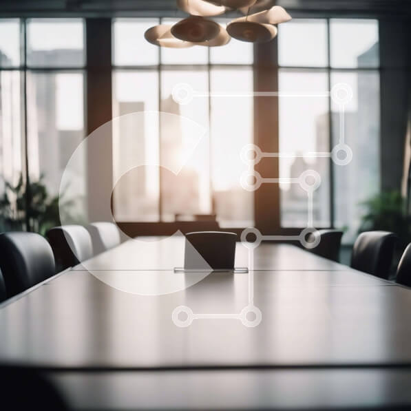 Intra Συλλεκτικό Ξύλινο Παζλ Plywood  4mm - Αίθουσα συνεδριάσεων σύγχρονης επιχείρησης Σε Ξύλινο Κουτί - Διαστάσεις Puzzle: 10x10 cm – 25 κομμάτια