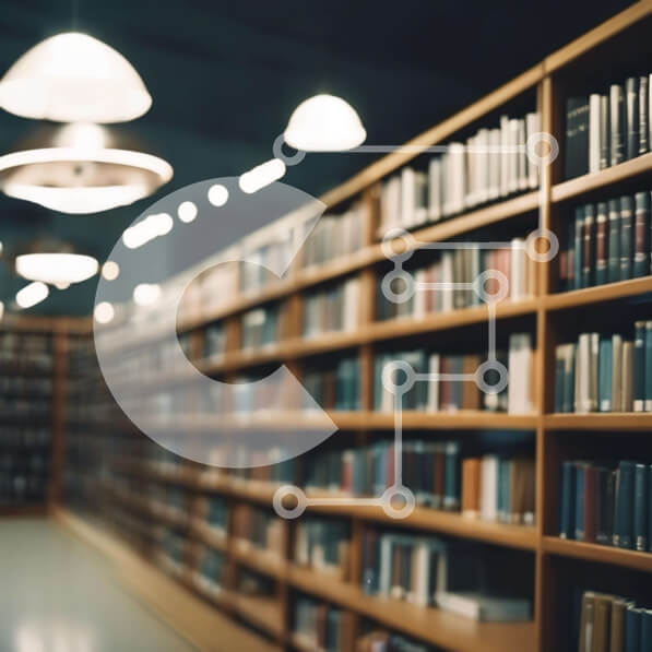 Intra Συλλεκτικό Ξύλινο Παζλ Plywood  4mm - Άδεια βιβλιοθήκη με βιβλία σε ξύλινες βιβλιοθήκες Σε Ξύλινο Κουτί - Διαστάσεις Puzzle: 10x10 cm – 25 κομμάτια