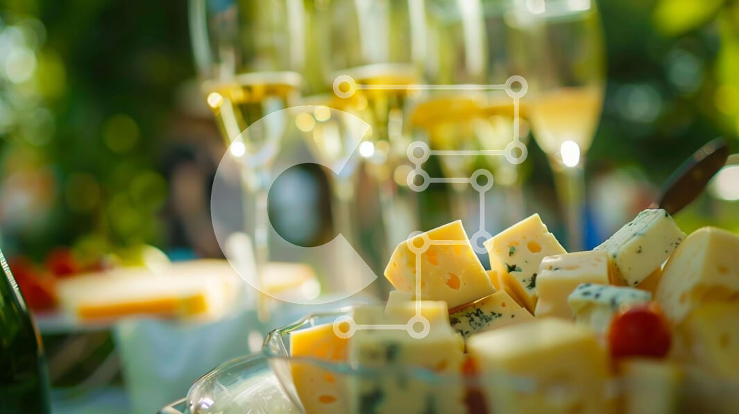 Σετ των 2 Intra Συλλεκτικό Ξύλινο Παζλ Plywood  4mm - Πιατέλα τυριών και κρασιού για υπαίθρια τραπεζαρία Σε Ξύλινο Κουτί - Διαστάσεις: 10x10 cm – 25 κομμάτια