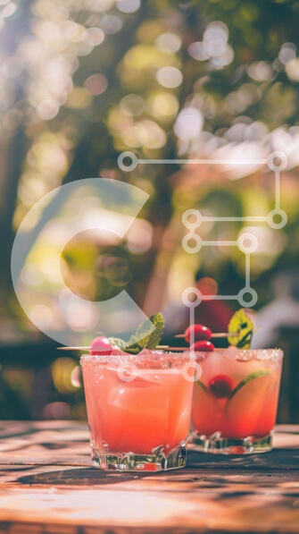 Intra Συλλεκτικό Ξύλινο Παζλ Plywood  4mm - Ροζ Μαργαρίτες σε Ξύλινο Τραπέζι Σε Ξύλινο Κουτί - Διαστάσεις: 10x10 cm – 25 κομμάτια