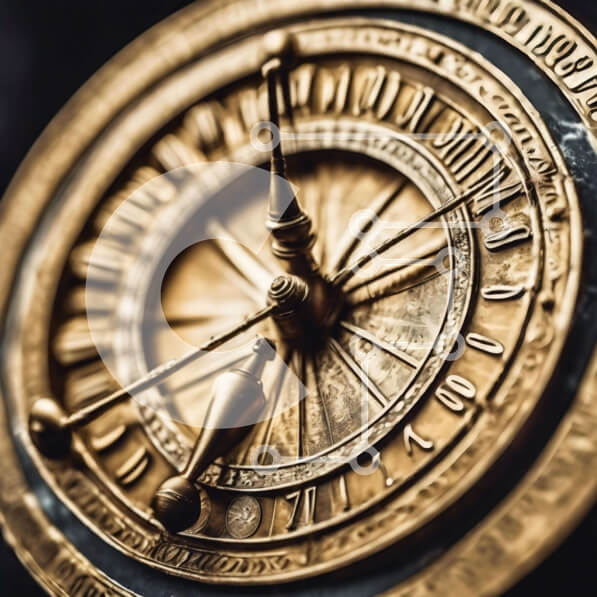 Intra Συλλεκτικό Ξύλινο Παζλ Plywood  4mm - Vintage χρυσή πυξίδα Σε Ξύλινο Κουτί - Διαστάσεις: 10x10 cm – 25 κομμάτια