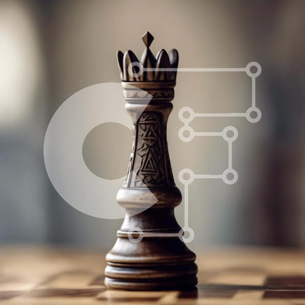 Intra Συλλεκτικό Ξύλινο Παζλ Plywood  4mm - Ξύλινο κομμάτι σκακιού σε vintage σκακιέρα Σε Ξύλινο Κουτί - Διαστάσεις: 10x10 cm – 25 κομμάτια