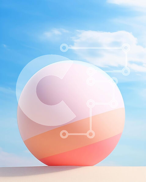 Intra Συλλεκτικό Ξύλινο Παζλ Plywood  4mm - Πολύχρωμη μπάλα που επιπλέει στην άμμο Σε Ξύλινο Κουτί - Διαστάσεις: 10x10 cm – 25 κομμάτια