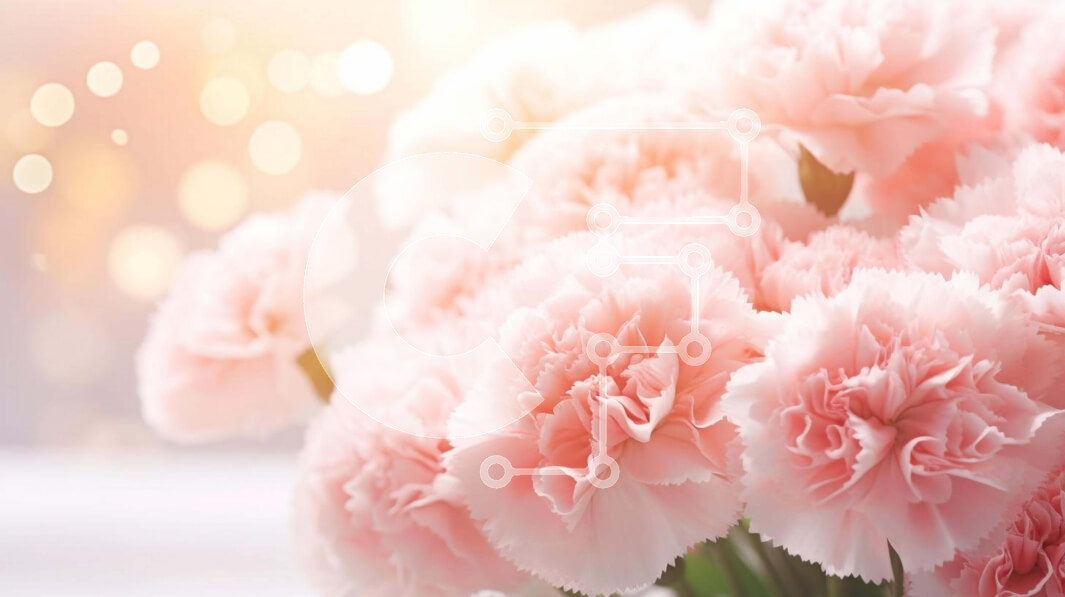 Intra Συλλεκτικό Ξύλινο Παζλ Plywood  4mm - Ροζ γαρύφαλλα σε βάζο Σε Ξύλινο Κουτί - Διαστάσεις: 10x10 cm – 25 κομμάτια