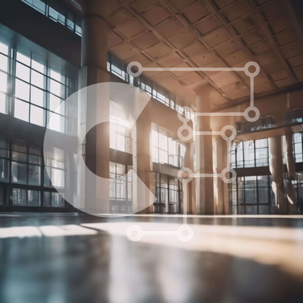 Intra Συλλεκτικό Ξύλινο Παζλ Plywood  4mm - Ευρύχωρο κτήριο με γήπεδο μπάσκετ Σε Ξύλινο Κουτί - Διαστάσεις Puzzle: 10x10 cm – 25 κομμάτια