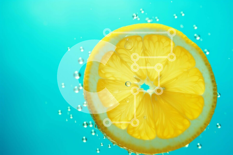 Σετ των 2 Intra Συλλεκτικό Ξύλινο Παζλ Plywood  4mm - Φέτα λεμονιού σε νερό Σε Ξύλινο Κουτί - Διαστάσεις: 10x10 cm – 25 κομμάτια