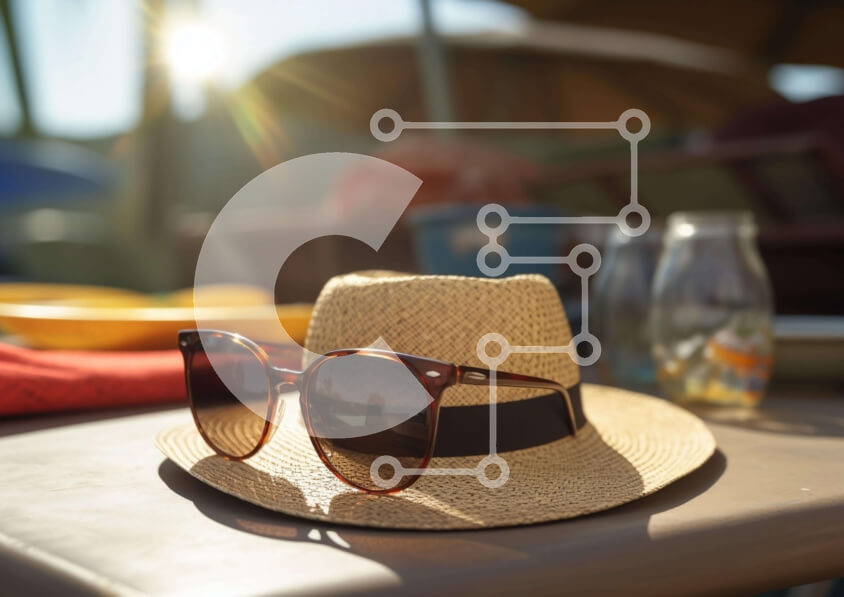 Intra Συλλεκτικό Ξύλινο Παζλ Plywood  4mm - Απαραίτητα προϊόντα για την παραλία Σε Ξύλινο Κουτί - Διαστάσεις Puzzle: 10x10 cm – 25 κομμάτια