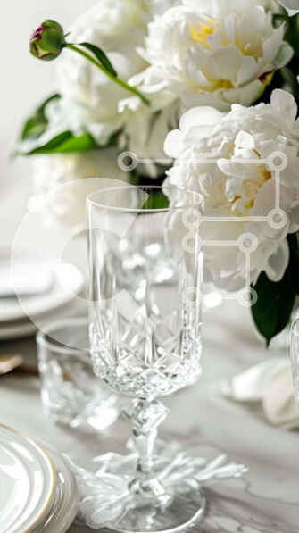 Intra Συλλεκτικό Ξύλινο Παζλ Plywood  4mm - Κομψή ρύθμιση τραπεζαρίας Σε Ξύλινο Κουτί - Διαστάσεις: 10x10 cm – 25 κομμάτια