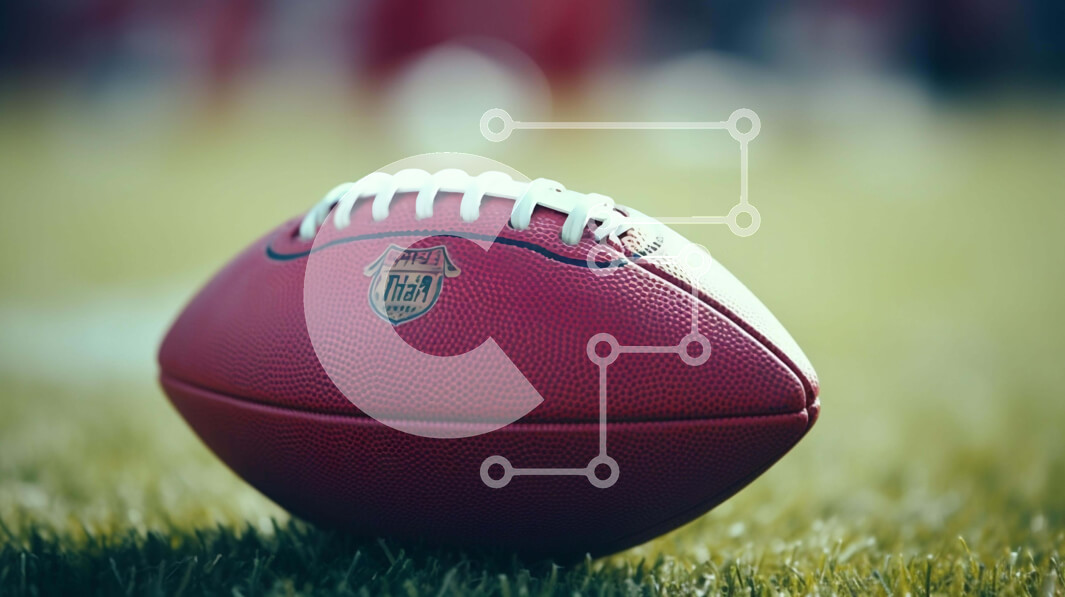 Intra Συλλεκτικό Ξύλινο Παζλ Plywood  4mm - Κόκκινο ποδόσφαιρο στο γρασίδι μπροστά σε θεατές Σε Ξύλινο Κουτί - Διαστάσεις Puzzle: 10x10 cm – 25 κομμάτια