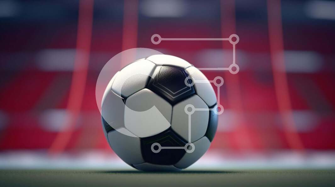 Intra Συλλεκτικό Ξύλινο Παζλ Plywood  4mm - Μπάλα ποδοσφαίρου στο κενό στάδιο Σε Ξύλινο Κουτί - Διαστάσεις Puzzle: 10x10 cm – 25 κομμάτια