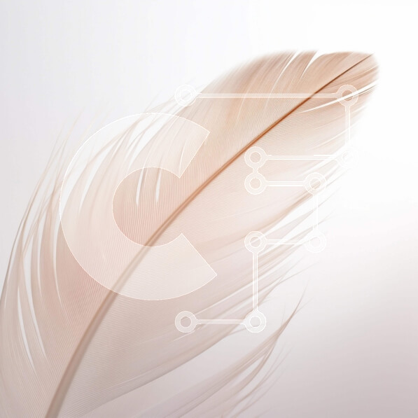 Intra Συλλεκτικό Ξύλινο Παζλ Plywood  4mm - Μονό λευκό φτερό που επιπλέει στον αέρα Σε Ξύλινο Κουτί - Διαστάσεις: 10x10 cm – 25 κομμάτια