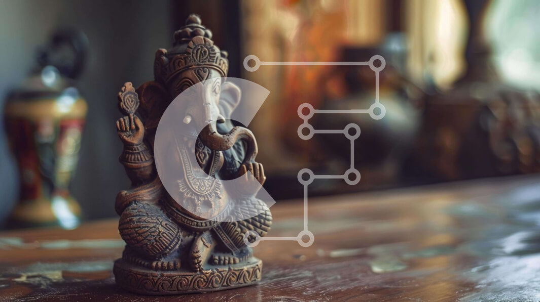 Intra Συλλεκτικό Ξύλινο Παζλ Plywood  4mm - Ξύλινο άγαλμα ελέφαντα Σε Ξύλινο Κουτί - Διαστάσεις: 10x10 cm – 25 κομμάτια