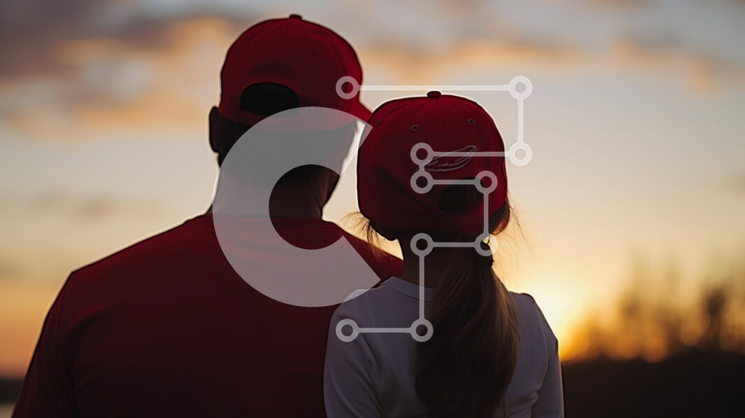 Intra Συλλεκτικό Ξύλινο Παζλ Plywood  4mm - Πατέρας και κόρη βλέπουν το ηλιοβασίλεμα μαζί Σε Ξύλινο Κουτί - Διαστάσεις Puzzle: 10x10 cm – 25 κομμάτια