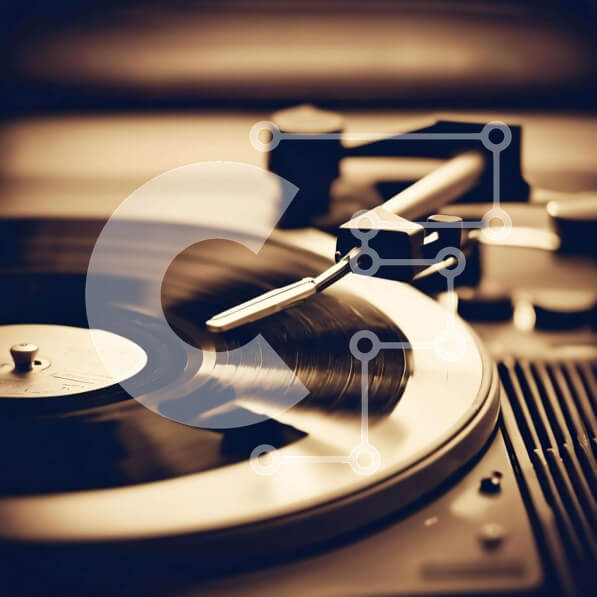 Intra Συλλεκτικό Ξύλινο Παζλ Plywood  4mm - Vintage πικάπ και εξοπλισμός ήχου σε μαύρο και άσπρο Σε Ξύλινο Κουτί - Διαστάσεις Puzzle: 10x10 cm – 25 κομμάτια