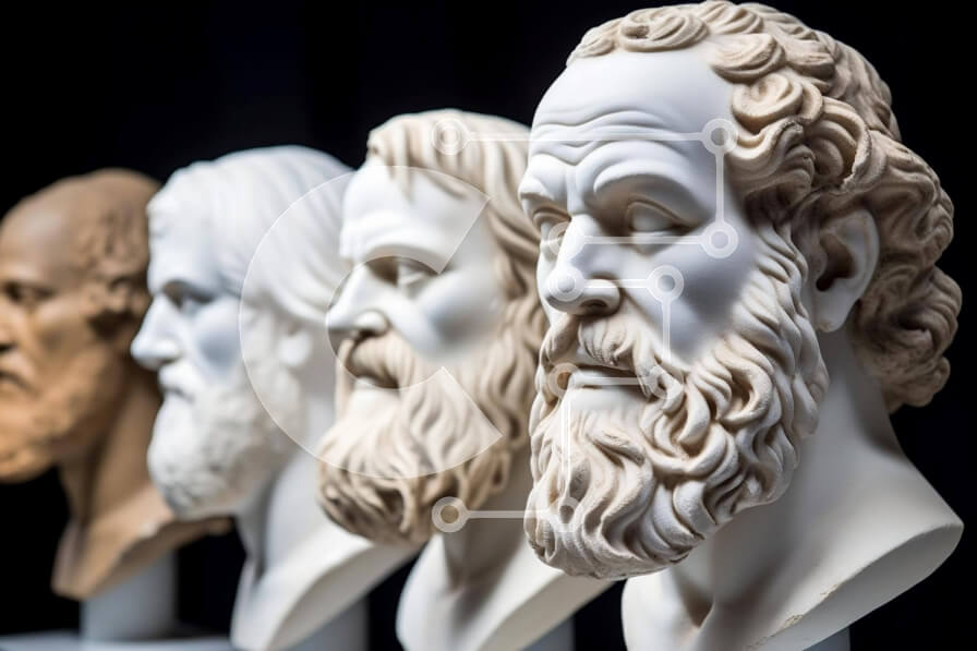 Intra Συλλεκτικό Ξύλινο Παζλ Plywood  4mm - Σειρά μπούστων με διαφορετικά χαρακτηριστικά προσώπου Σε Ξύλινο Κουτί - Διαστάσεις Puzzle: 10x10 cm – 25 κομμάτια