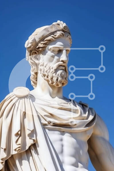 Intra Συλλεκτικό Ξύλινο Παζλ Plywood  4mm - Αρχαίο ελληνικό άγαλμα στην Αθήνα, Ελλάδα Σε Ξύλινο Κουτί - Διαστάσεις Puzzle: 10x10 cm – 25 κομμάτια