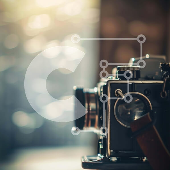 Intra Συλλεκτικό Ξύλινο Παζλ Plywood  4mm - Vintage κάμερα με δερμάτινο λουράκι Σε Ξύλινο Κουτί - Διαστάσεις: 10x10 cm – 25 κομμάτια