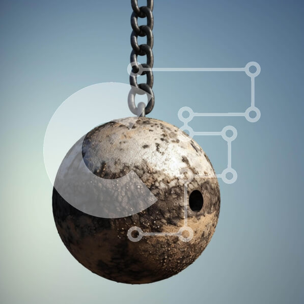 Intra Συλλεκτικό Ξύλινο Παζλ Plywood  4mm - Μπάλα που κρέμεται από αλυσίδα Σε Ξύλινο Κουτί - Διαστάσεις: 10x10 cm – 25 κομμάτια