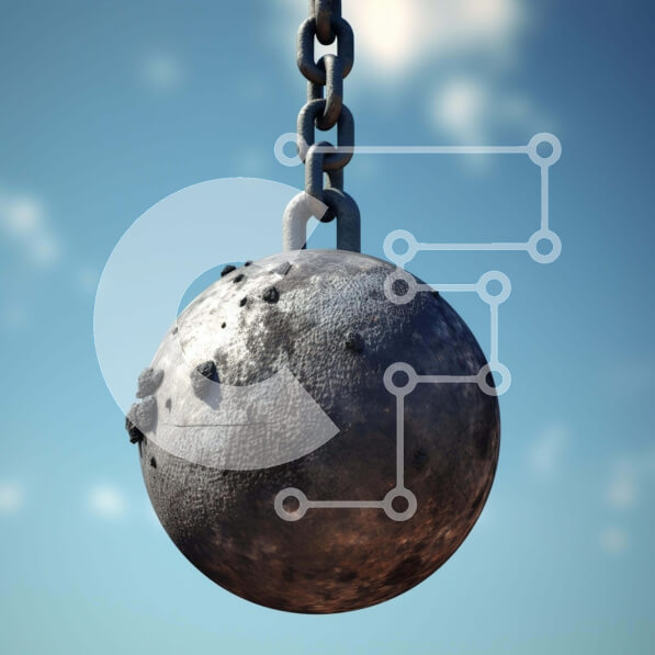 Intra Συλλεκτικό Ξύλινο Παζλ Plywood  4mm - Μεταλλική μπάλα που κρέμεται από αλυσίδα Σε Ξύλινο Κουτί - Διαστάσεις: 10x10 cm – 25 κομμάτια