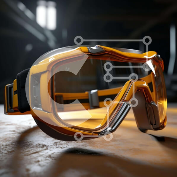 Intra Συλλεκτικό Ξύλινο Παζλ Plywood  4mm - Πορτοκαλί γυαλιά σε ξύλινη επιφάνεια Σε Ξύλινο Κουτί - Διαστάσεις: 10x10 cm – 25 κομμάτια