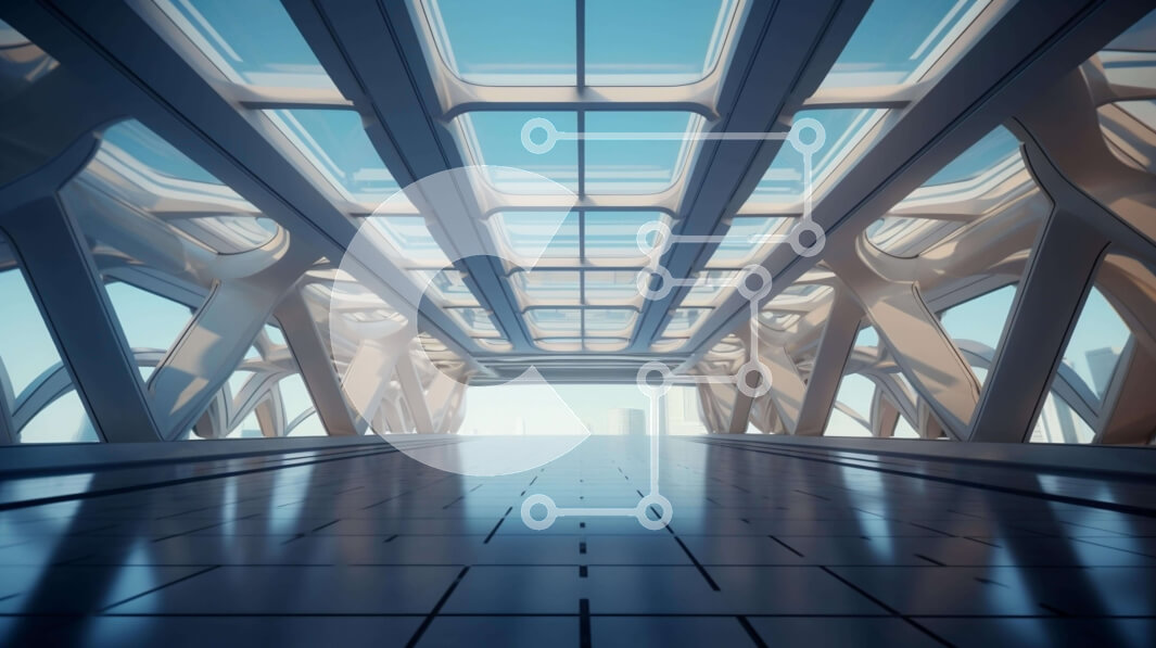 Intra Συλλεκτικό Ξύλινο Παζλ Plywood  4mm - Φουτουριστική γέφυρα με γυάλινη και μεταλλική κατασκευή Σε Ξύλινο Κουτί - Διαστάσεις Puzzle: 10x10 cm – 25 κομμάτια