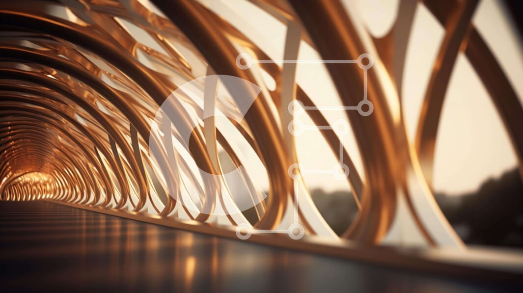 Intra Συλλεκτικό Ξύλινο Παζλ Plywood  4mm - Διακοσμημένος διάδρομος με χρυσό ντεκόρ καμάρας και ανθρώπους Σε Ξύλινο Κουτί - Διαστάσεις Puzzle: 10x10 cm – 25 κομμάτια