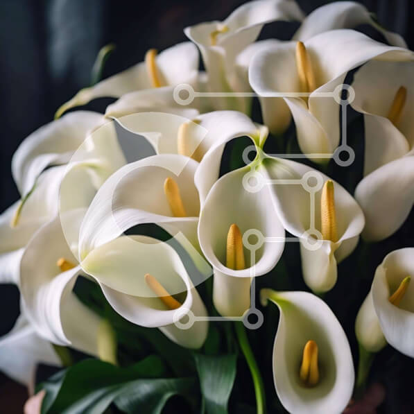 Intra Συλλεκτικό Ξύλινο Παζλ Plywood  4mm - Λευκοί κρίνοι Κάλλα σε Ξύλινο Βάζο Σε Ξύλινο Κουτί - Διαστάσεις: 10x10 cm – 25 κομμάτια