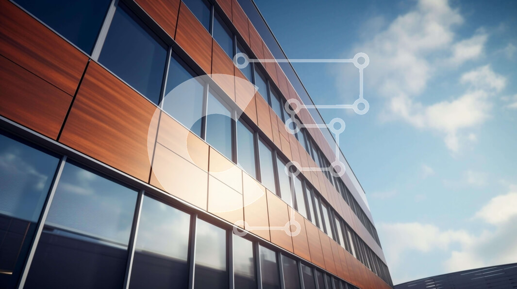 Intra Συλλεκτικό Ξύλινο Παζλ Plywood  4mm - Μοντέρνο κτίριο με καφέ παράθυρα Σε Ξύλινο Κουτί - Διαστάσεις Puzzle: 10x10 cm – 25 κομμάτια