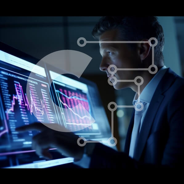 Intra Συλλεκτικό Ξύλινο Παζλ Plywood  4mm - Άνθρωπος που αλληλεπιδρά με οθόνες Σε Ξύλινο Κουτί - Διαστάσεις Puzzle: 10x10 cm – 25 κομμάτια