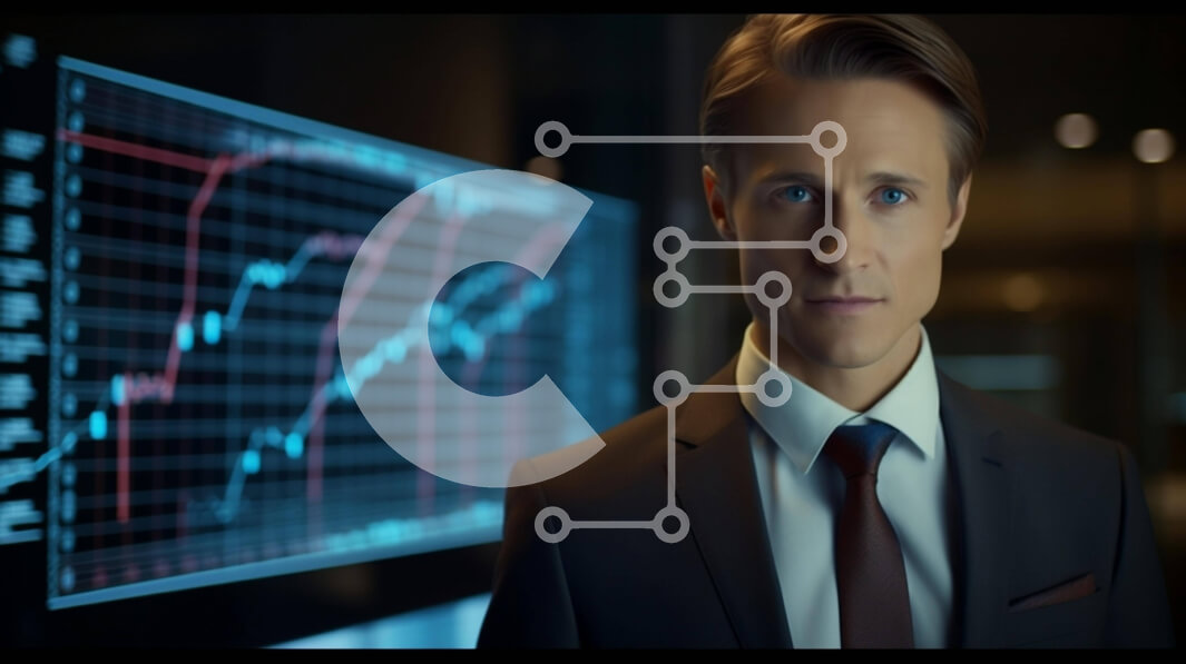 Intra Συλλεκτικό Ξύλινο Παζλ Plywood  4mm - Άνδρας με επαγγελματική ενδυμασία με γραφήματα και γραφήματα Σε Ξύλινο Κουτί - Διαστάσεις Puzzle: 10x10 cm – 25 κομμάτια