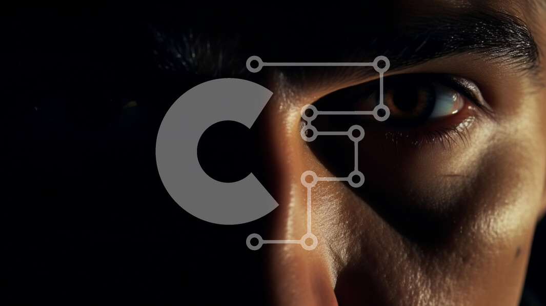 Intra Συλλεκτικό Ξύλινο Παζλ Plywood  4mm - Έντονο βλέμμα: Άνδρας με ορθάνοιχτα μάτια Σε Ξύλινο Κουτί - Διαστάσεις Puzzle: 10x10 cm – 25 κομμάτια